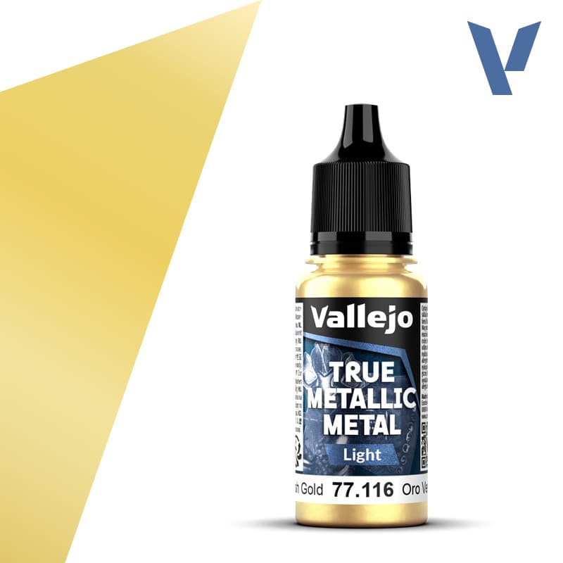 Vallejo True Metallic Metal, Greenish Gold – Light 77116 — MΛDMΛXON
