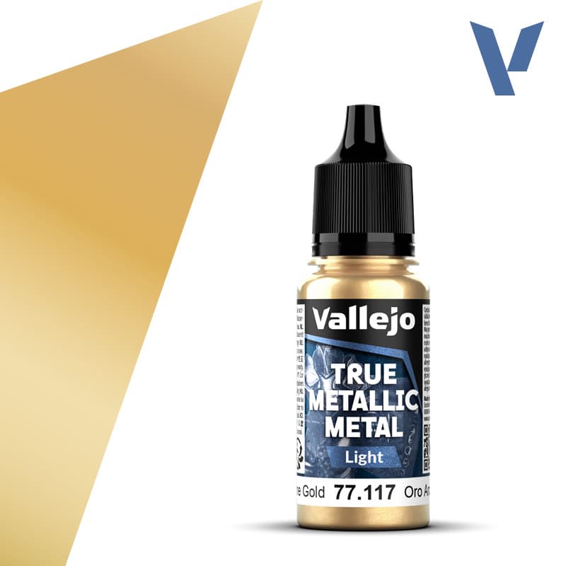 Vallejo True Metallic Metal, Arcane Gold – Light 77117 — MΛDMΛXON