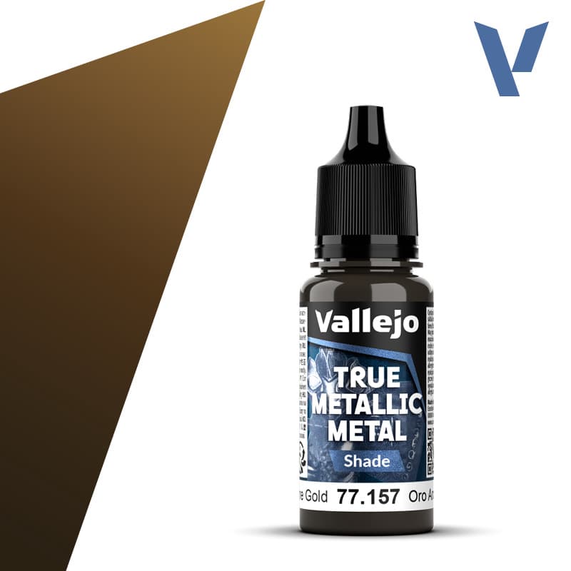 Vallejo True Metallic Metal, Arcane Gold – Shade 77157 — MΛDMΛXON