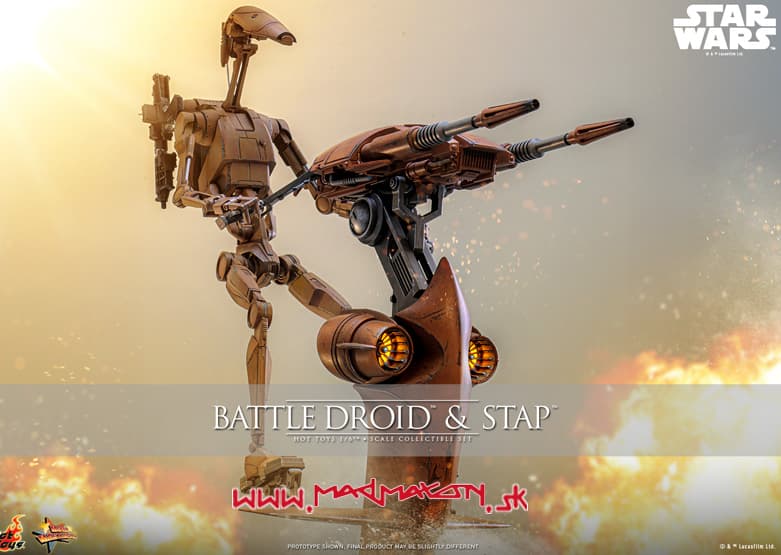 1/6 Scale Battle Droid and STAP Movie Masterpiece MMS887 (Star Wars) — MΛDMΛXON