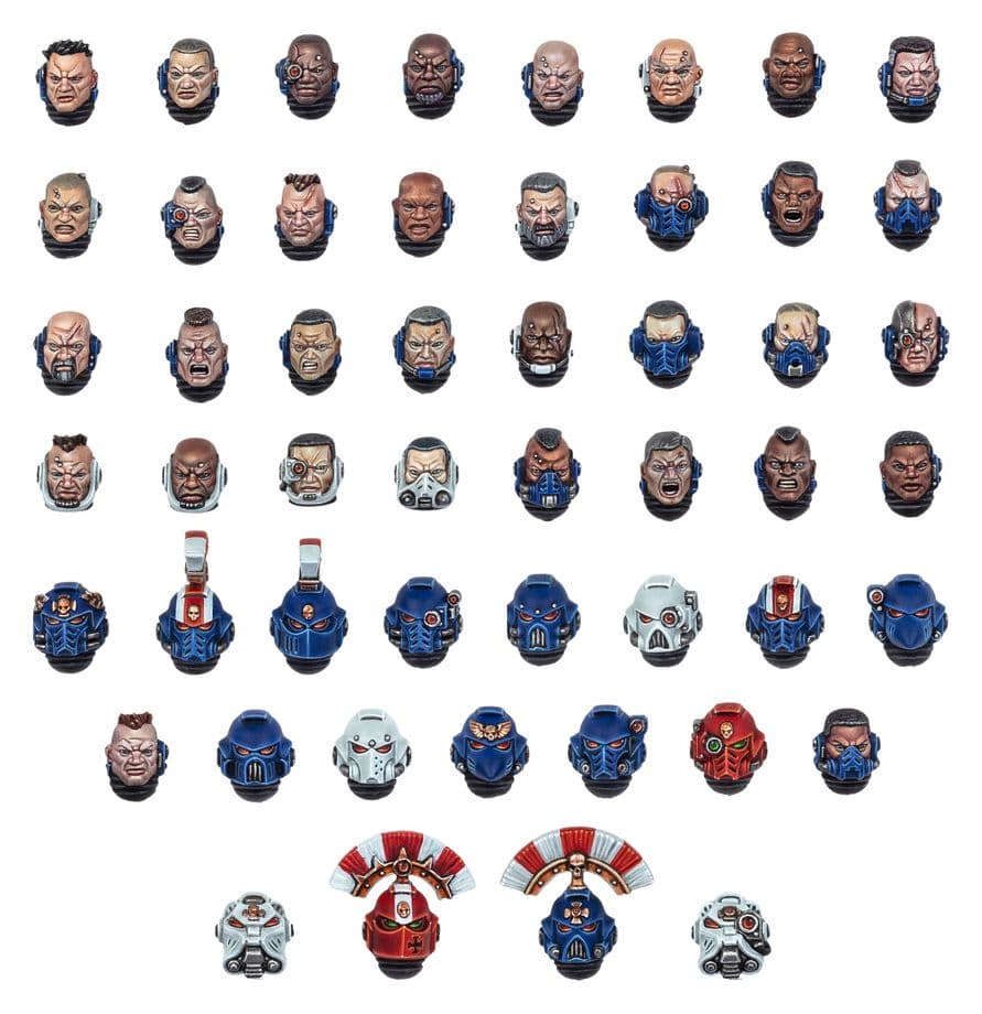Space Marine Heads — MΛDMΛXON