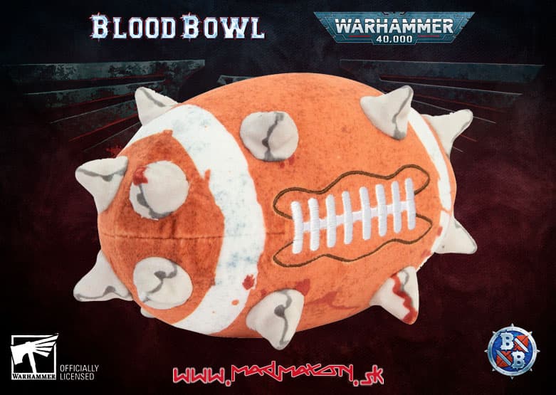 Warhammer plyšová figúrka Blood Bowl Ball — MΛDMΛXON