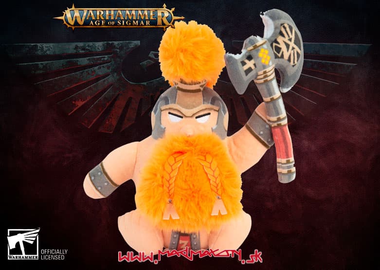 Warhammer plyšová figúrka Fyreslayer — MΛDMΛXON